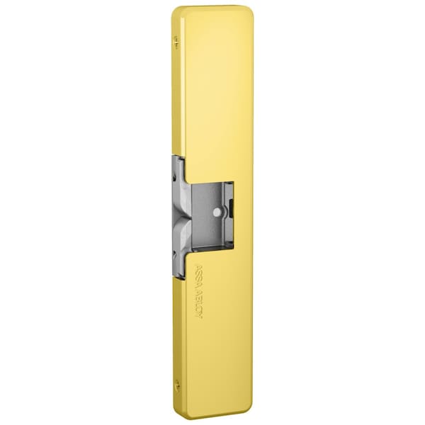 Hes Fail Safe/Fail Secure, Complete 12/24VDC Electric Strike, Surface Mntd, 1/2-in Thickness, Stn Brss 9400-606 - main